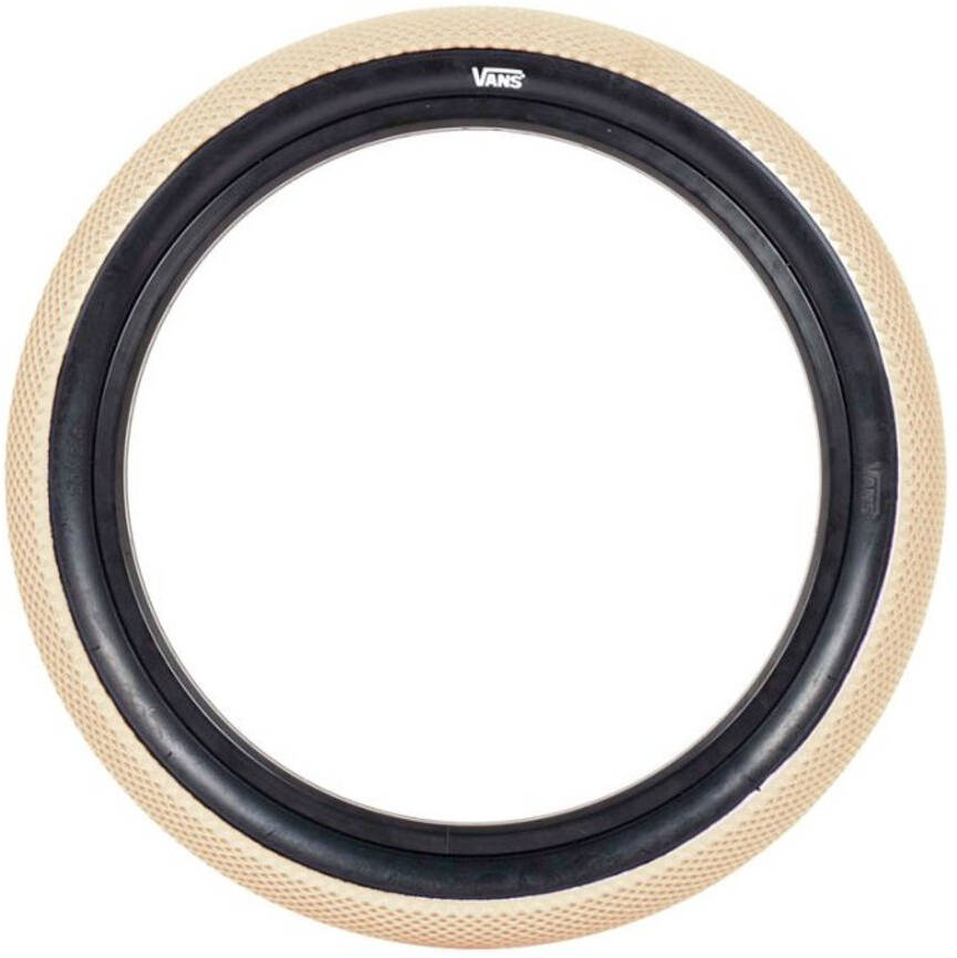 Cult Vans 16'' BMX Tyre - Cream/Black Sidewall