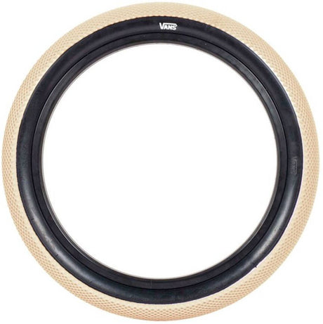 Cult Vans 18'' BMX Tyre - Cream/Black Sidewall