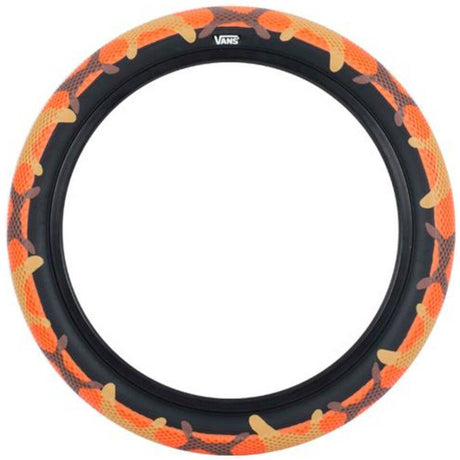 Cult Vans 18'' BMX Tyre - Orange Camo/Black Sidewall