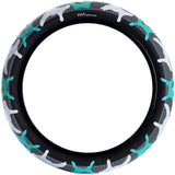 Cult Vans 2.40'' BMX Tyre - Teal Camo/Black Sidewall