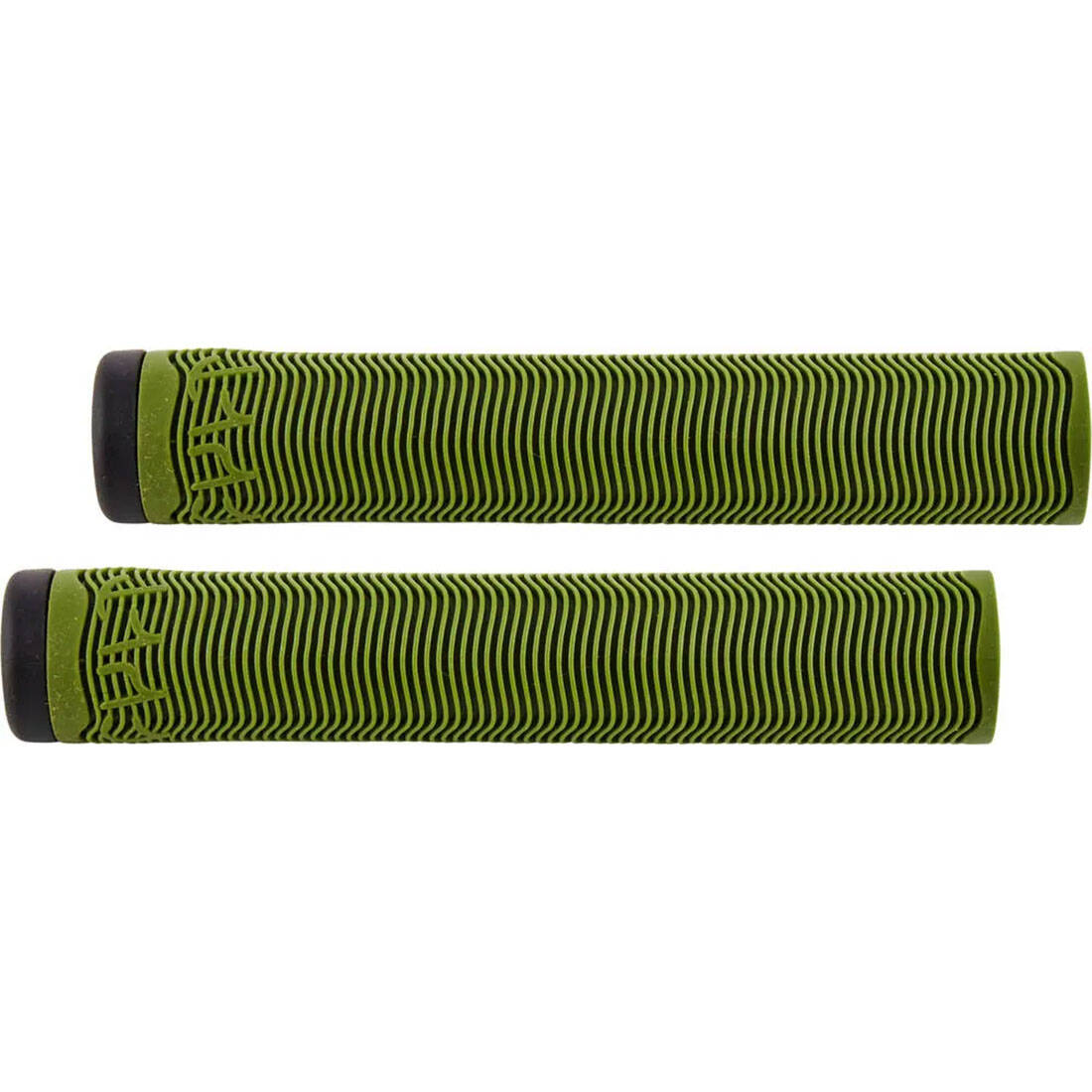 Cult Ricany Flangeless Grips - Olive Green