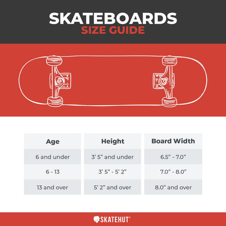 The Heart Supply Bam Reveal Complete Skateboard - White 8''