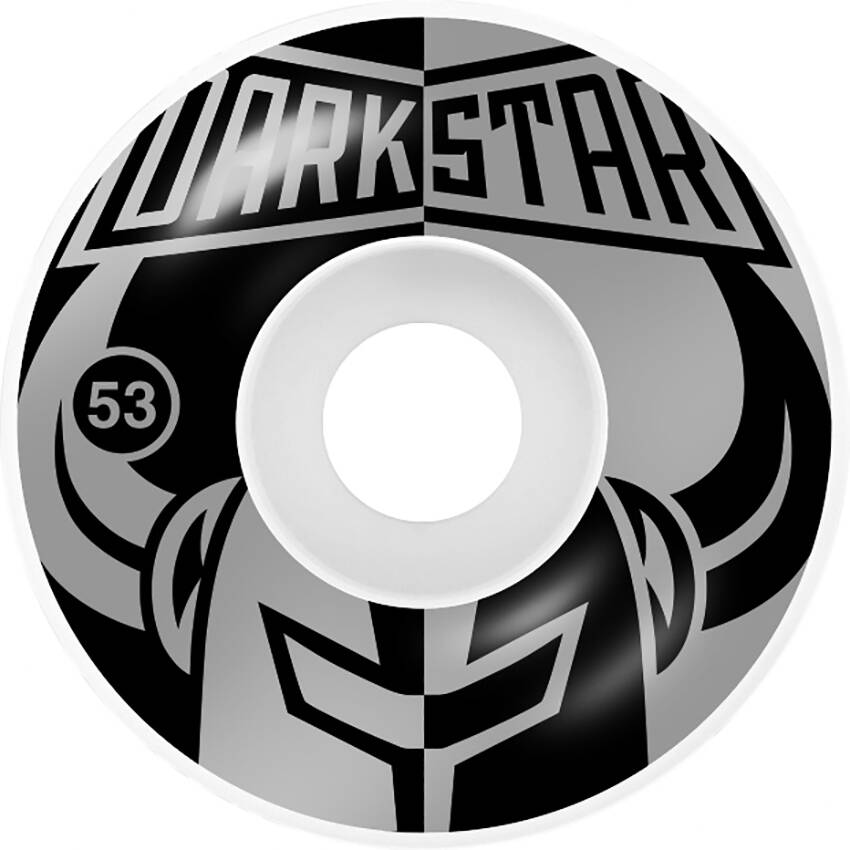 Darkstar Divide Skateboard Wheels - Black/Silver 53mm