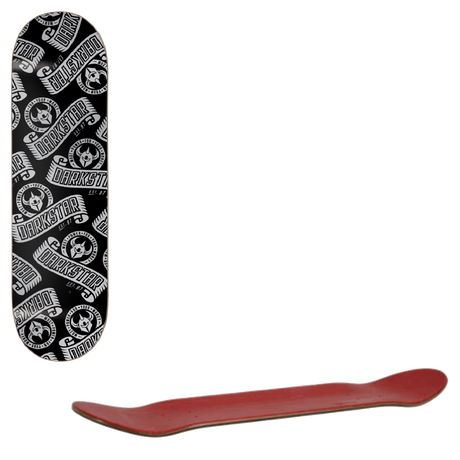 Darkstar ARC Skateboard Deck - Silver 8.25"