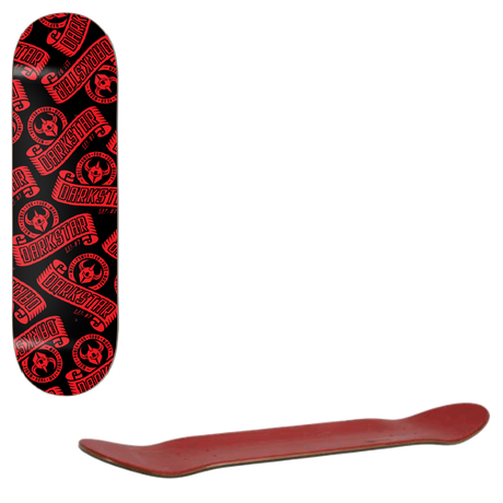 Darkstar ARC Skateboard Deck - Red 8"