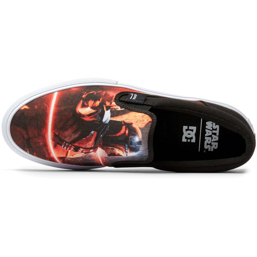DC x Mandalorian Manual Slip Skate Shoes - Black/Red