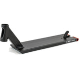 Drone Element Scooter Deck - All Black/Red Pegs 19.5" x 5"