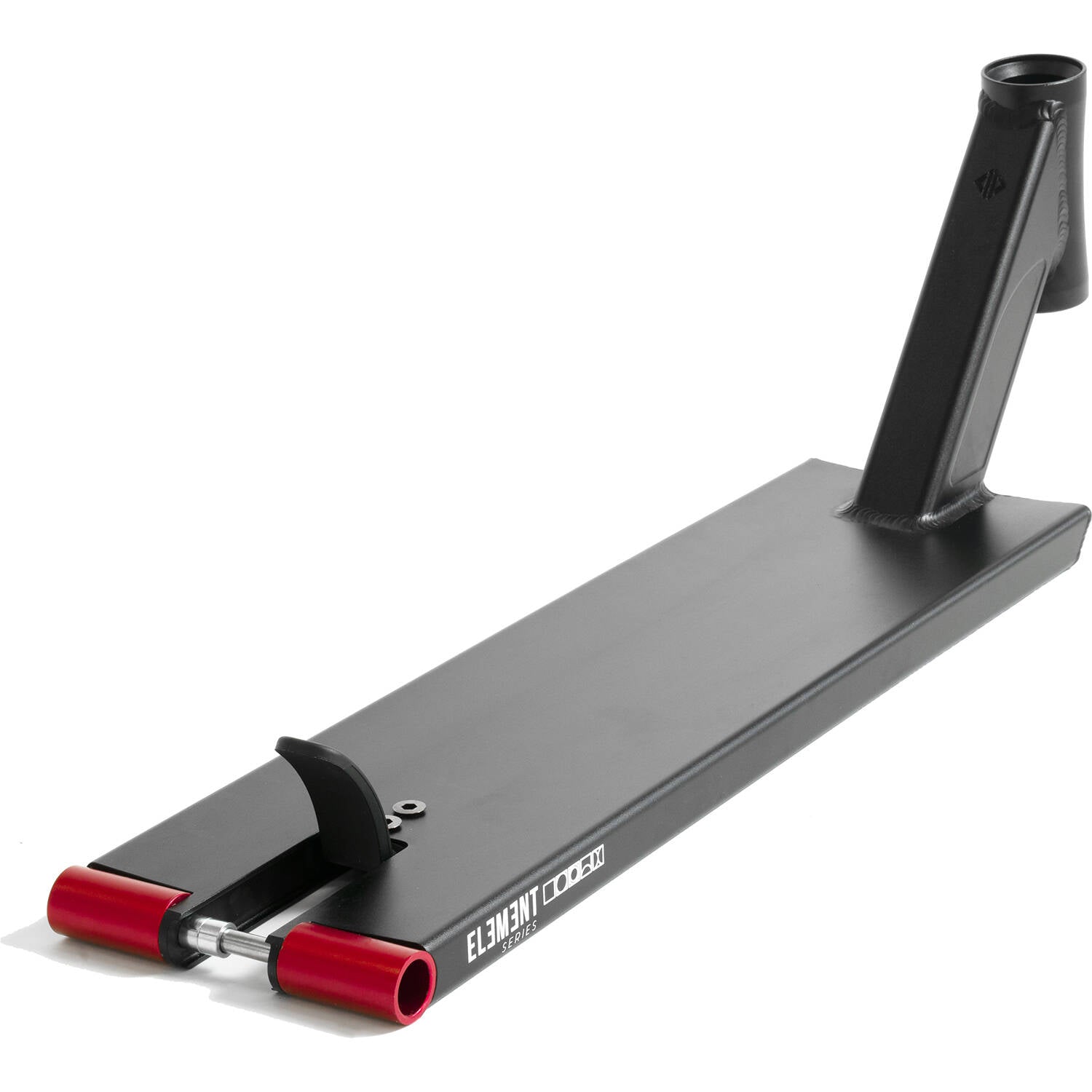 Drone Element Scooter Deck - All Black/Red Pegs 21" x 5.5"