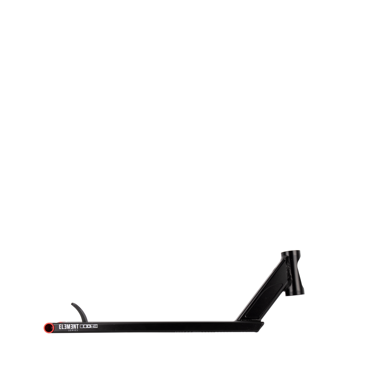Drone Element Scooter Deck - All Black/Red Pegs 19.5" x 5"