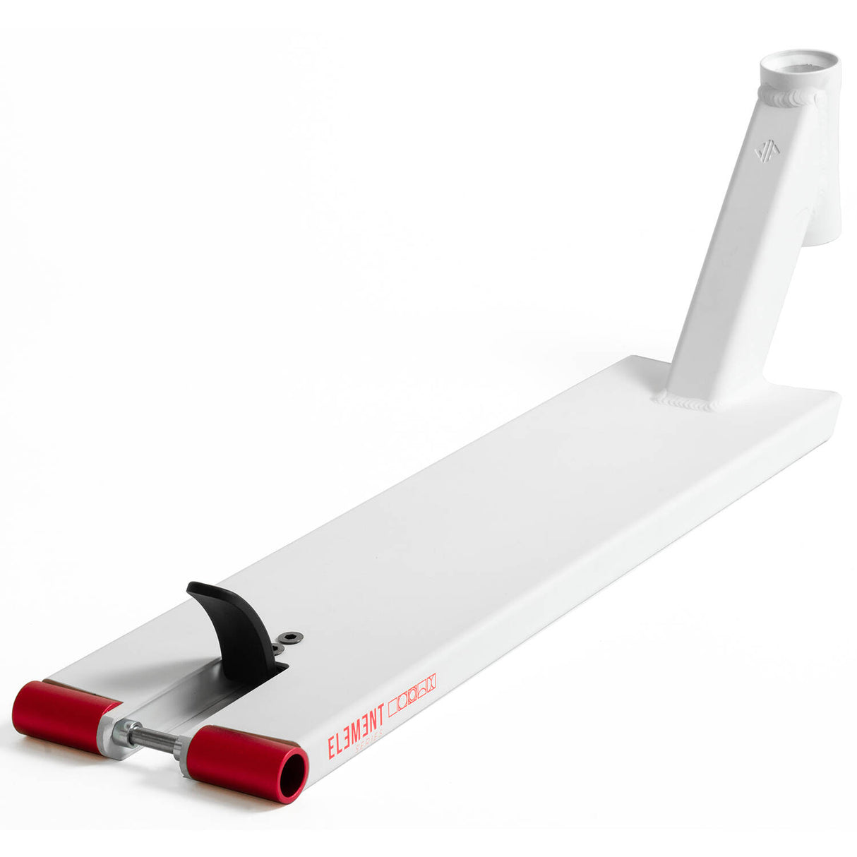 Drone Element Scooter Deck - All White/Red Pegs 21" x 5.5"