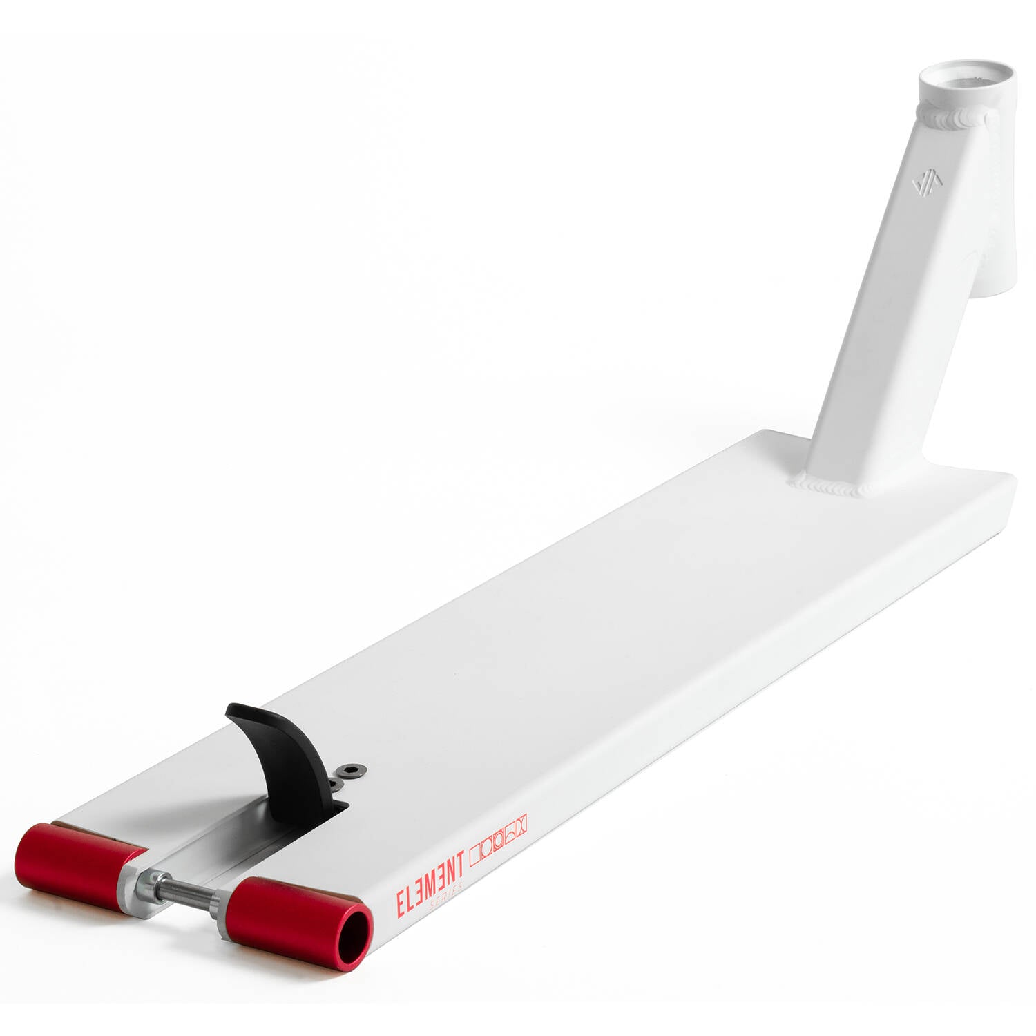 Drone Element Scooter Deck - All White/Red Pegs 21" x 5.5"