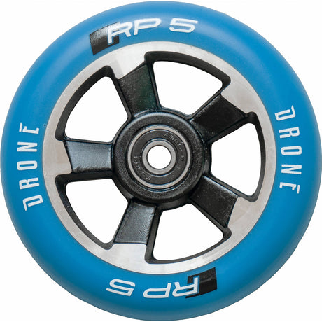 Drone RP5 Scooter Wheel 110mm - Black Core/Pastel Blue PU