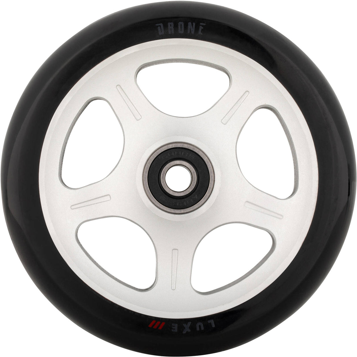 Drone Luxe 3 Dual-Core Feather-Light 110mm Scooter Wheel - Silver