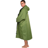 Dryrobe Advance Long Sleeve Changing Robe - Dark Green/Black