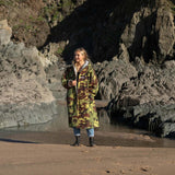 Dryrobe Advance Long Sleeve Changing Robe - Camo/Grey