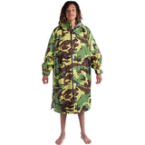 Dryrobe Advance Long Sleeve Changing Robe - Camo/Grey