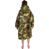 Dryrobe Advance Kids Long Sleeve Changing Robe - Camo/Grey