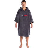 Dryrobe Organic Cotton Towel Changing Robe - Slate Grey
