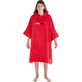 Dryrobe Kids Organic Cotton Towel Short Sleeve Changing Robe - Red