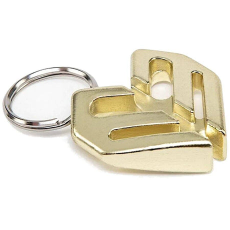 Ã‰clat Keychain Spoke Wrench Tool - Gold Nickel