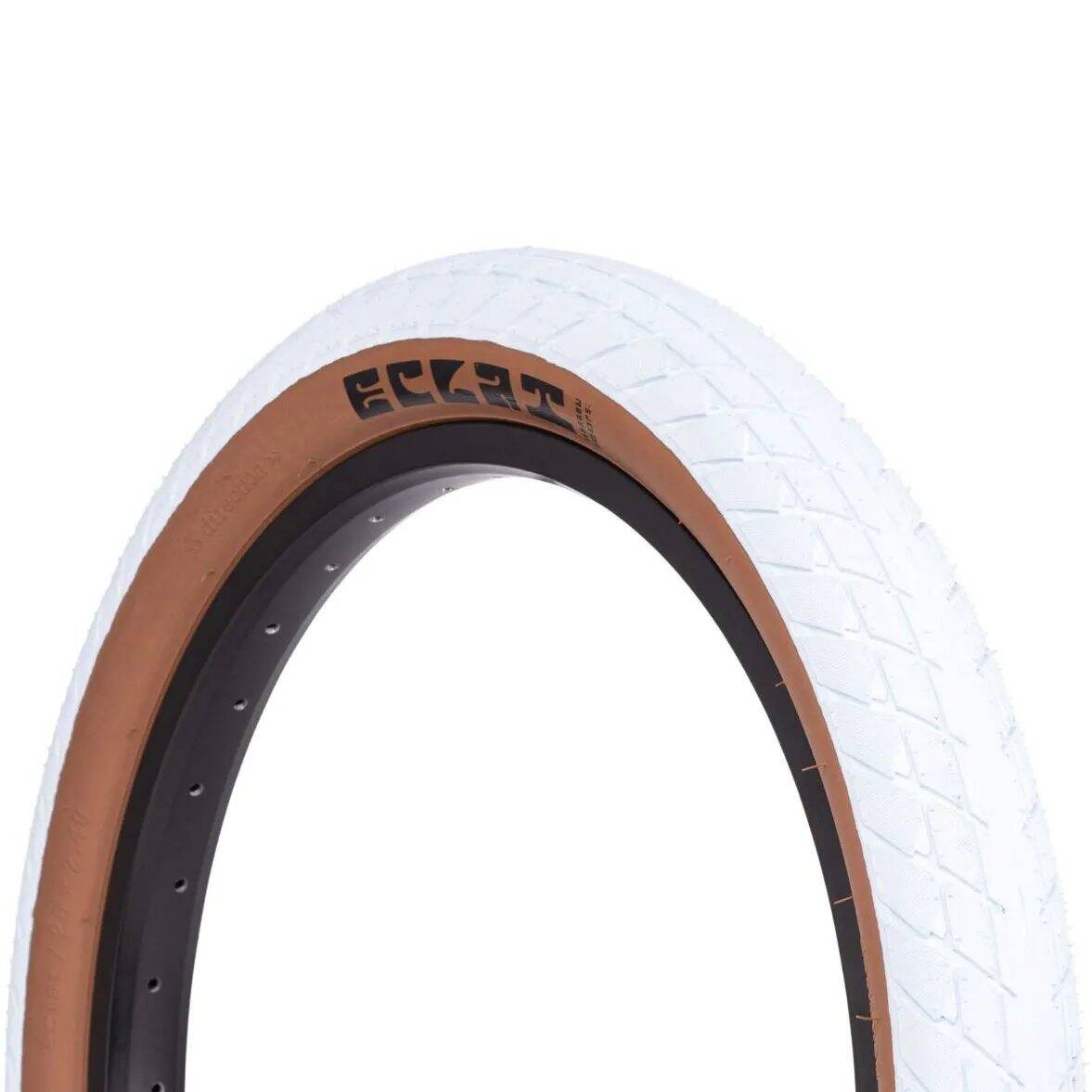 Ã‰clat Morrow 20 x 2.4'' BMX Tyre - White/Gum Sidewall