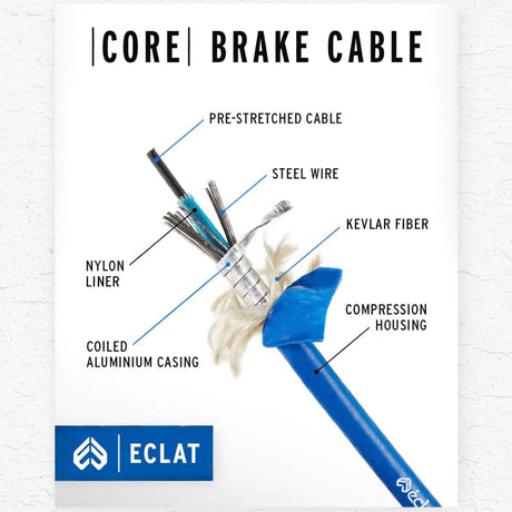 Eclat The Core Linear BMX Cable - Black
