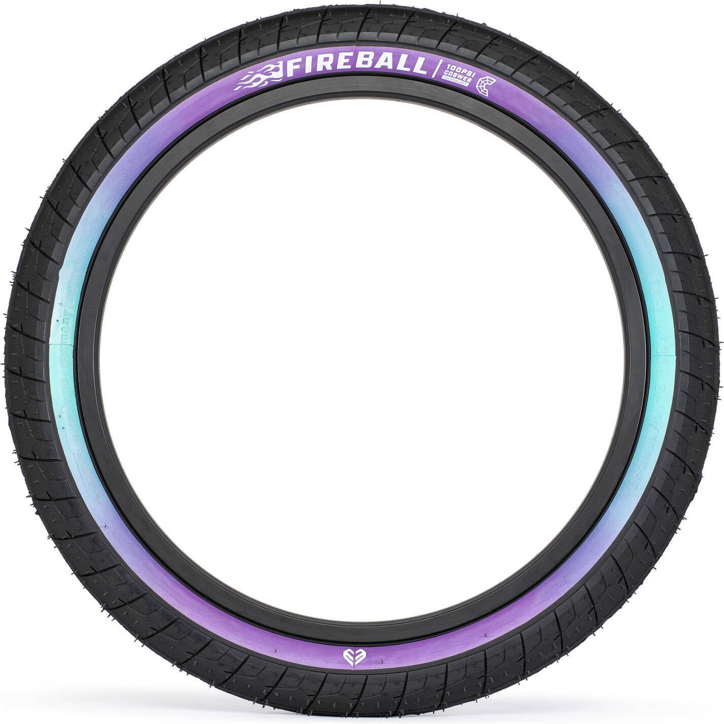 Éclat Fireball 20" x 2.3" BMX Tyre - Black/Fade