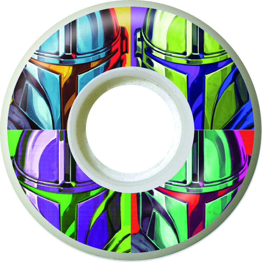Element x The Mandalorian Skateboard Wheels - Mando Card 52mm