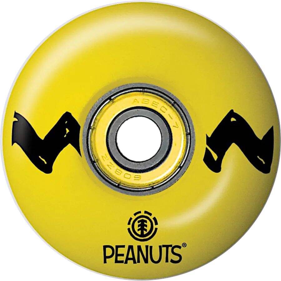 Element Peanuts Charlie Brown Stripe Skateboard Wheels - 52mm