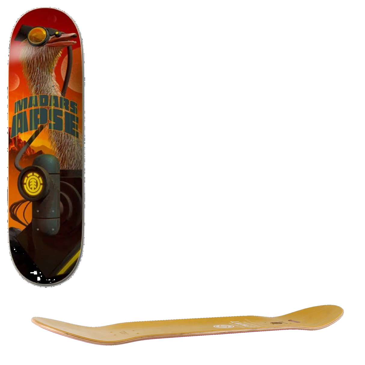 Element Future Nature Skateboard Deck - Madars 8.5''
