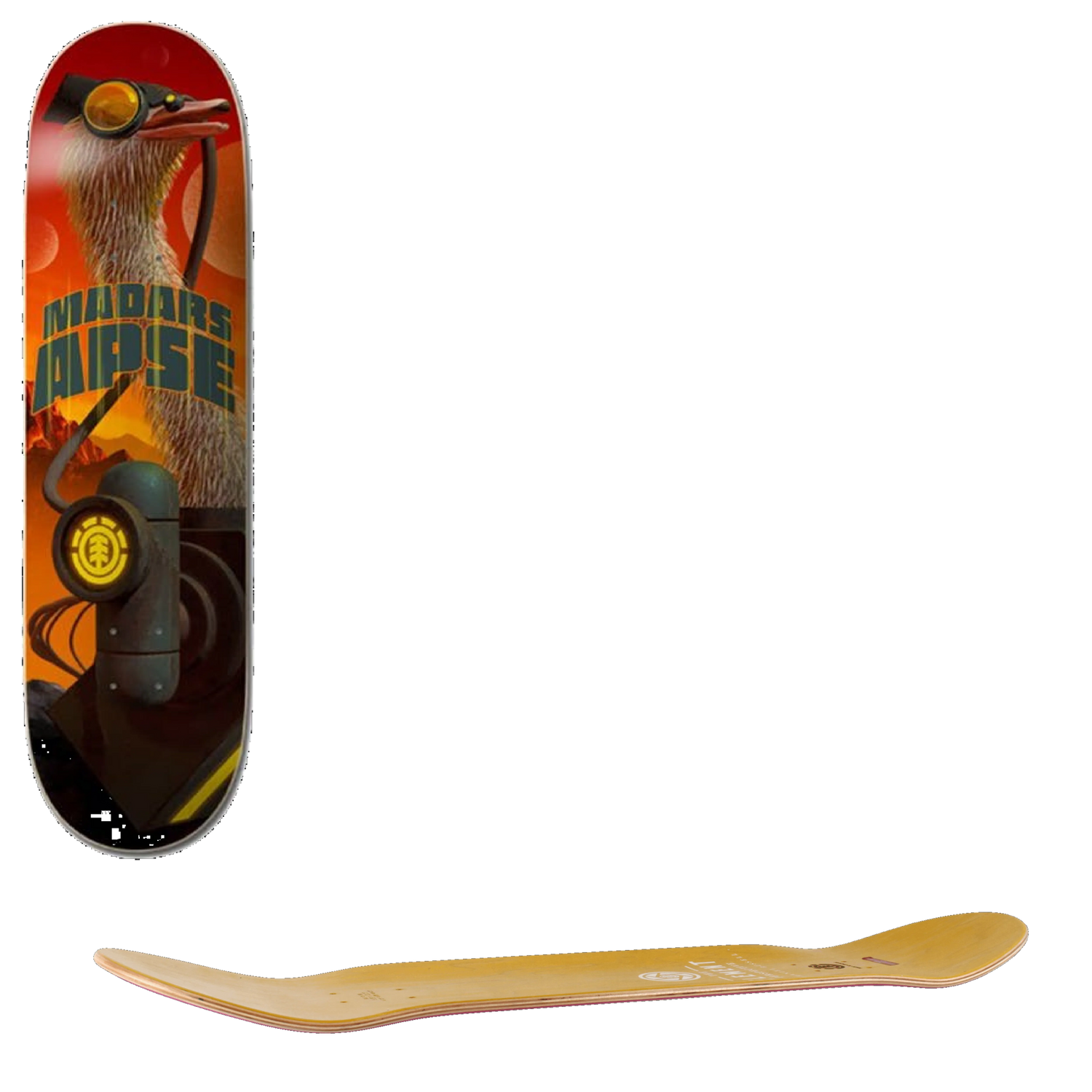 Element Future Nature Skateboard Deck - Madars 8.5''