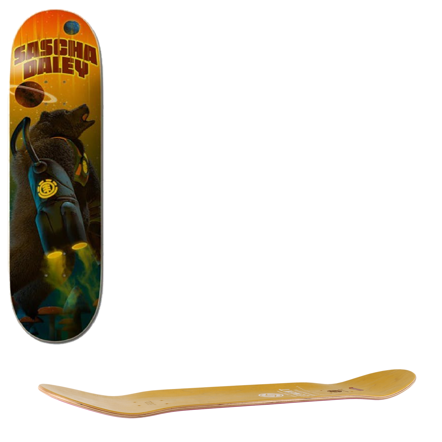 Element Future Nature Skateboard Deck - Sascha 8.25''