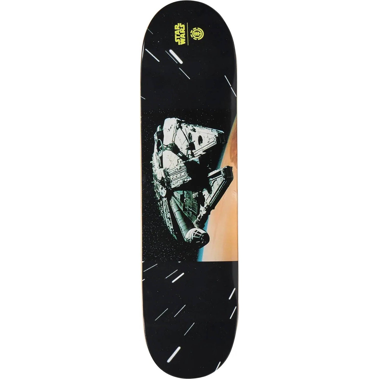 Element x Star Wars Skateboard Deck - Millennium Falcon 8"