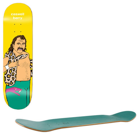 Enjoi Body Slam Skateboard Deck - Berry 8"