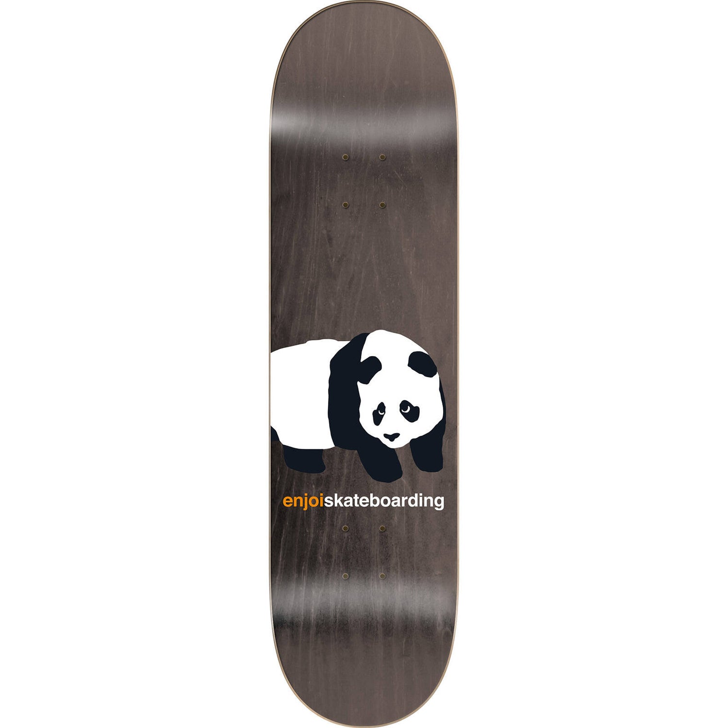 Enjoi Peakaboo Panda R7 Skateboard Deck - Grey 8"