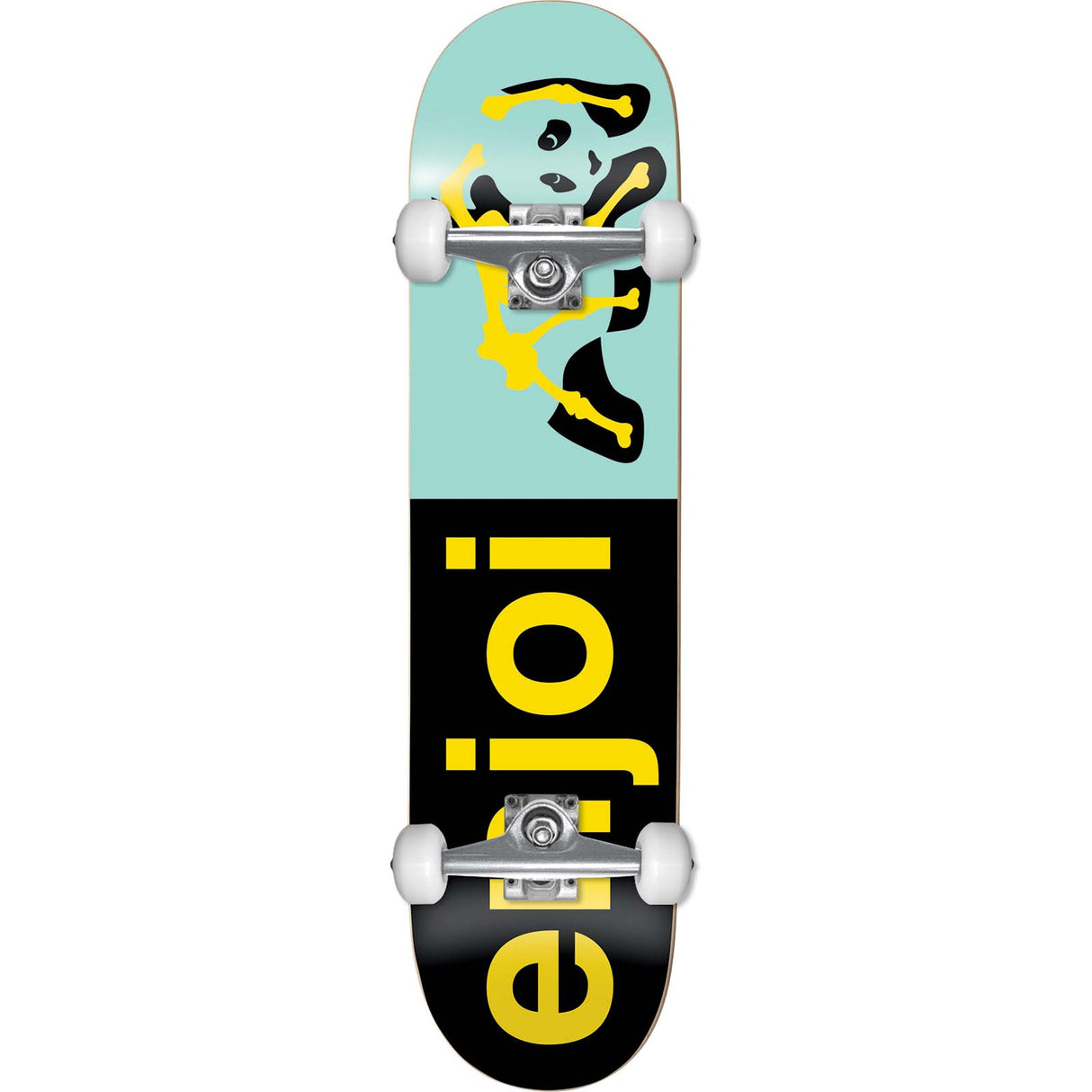 Enjoi X-Ray Panda Complete Skateboard - Black/Mint 8"