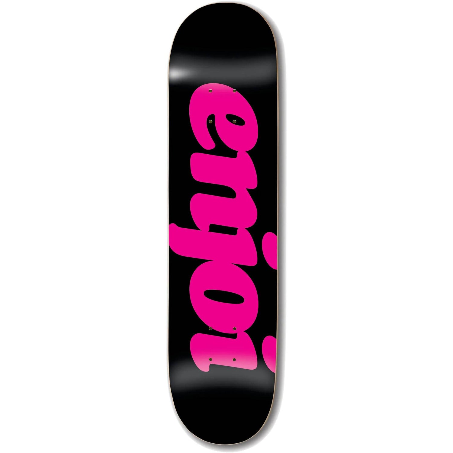 Enjoi Flocked Skateboard Deck - Black 7.75''