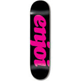 Enjoi Flocked Skateboard Deck - Black 7.75''
