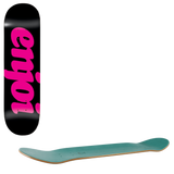 Enjoi Flocked Skateboard Deck - Black 7.75''