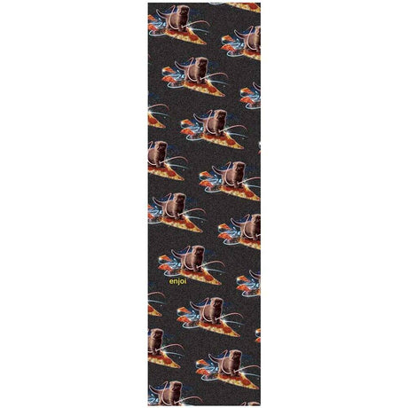 Enjoi Pizza Cat Skateboard Grip Tape - Black