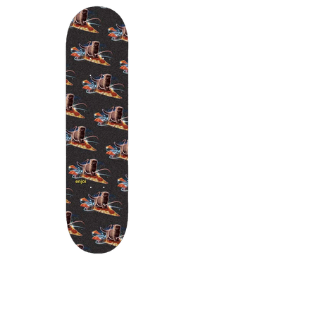 Enjoi Pizza Cat Skateboard Grip Tape - Black