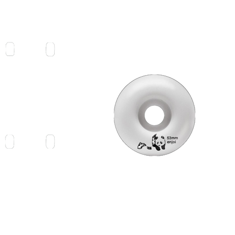 Enjoi Panda Skateboard Wheels - Whitey 53mm