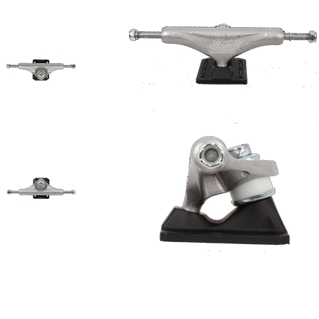 Enuff Decade Pro Satin Skateboard Trucks - Natural/Black 129mm