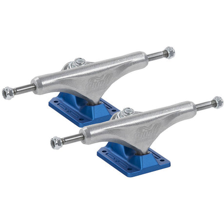 Enuff Decade Pro Satin Skateboard Trucks - Natural/Blue 129mm