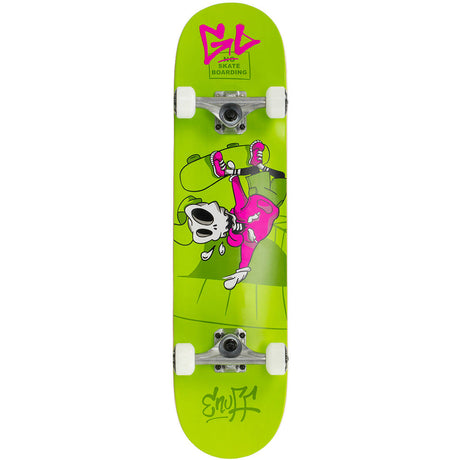 Enuff Skully Mini Complete Skateboard - Green 7.25''