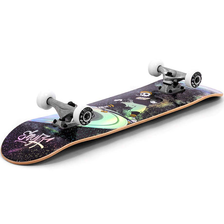 Enuff Skully Hologram Complete Skateboard 7.25" - Black