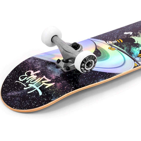 Enuff Skully Hologram Complete Skateboard 7.75" - Black