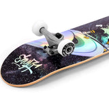 Enuff Skully Hologram Complete Skateboard 7.25" - Black