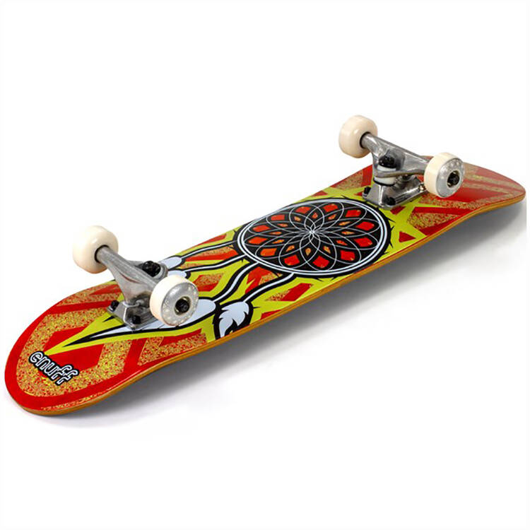 Enuff Dreamcatcher Mini Complete Skateboard - Orange/Yellow 7.25''