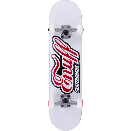 Enuff Classic Logo Complete Skateboard - White 7.75''